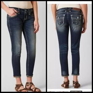 Rock Revival Women's Martia Ankle Skinny Jeans 30x26